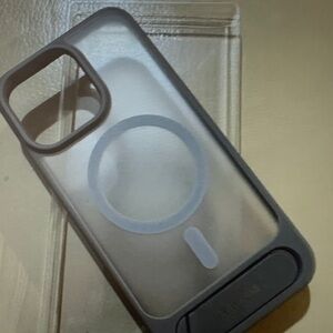 Sleek Black and Transparent Phone Case